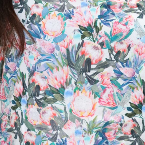 H&M Floral V-Neck Blouse - Picture 2 of 2